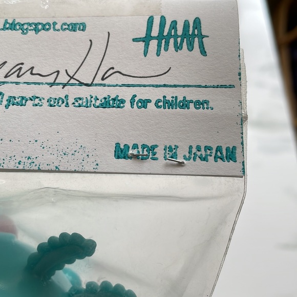 Gary Ham Wooper Looper Figure Blue New in Signed Bag Chauskoskis - Picture 8 of 9